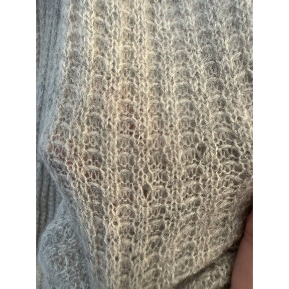 Zadig Voltaire 100% Cashmere Markus Knit Sweater Gray Neutral Luxury Designer S - Picture 7 of 11